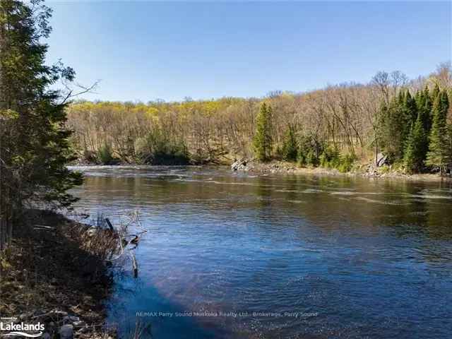 Riverside Haven on Magnetawan River 1.5 Acre Lot