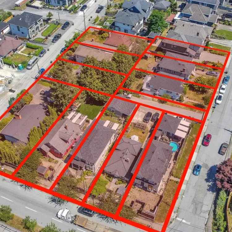 Burnaby Investment Opportunity: 11 Properties, 49,943 sq ft, 8-Story Development Potential