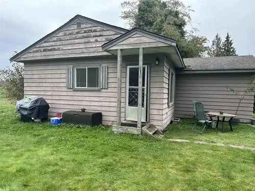 House For Sale in Langley BC: Private 2-Bedroom Rancher on 2.43 Acres