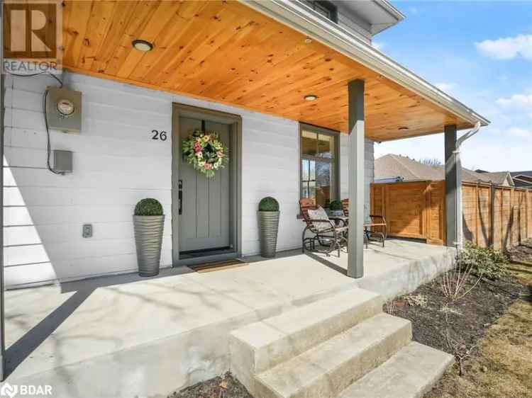 Upgraded Creemore Home Near Downtown  Custom Kitchen Swim Spa Detached Garage
