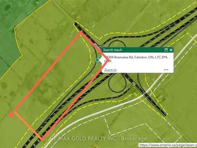 25 Acre Development Land Caledon Highway 413