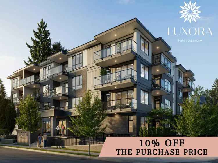 1-3 Bedroom Suites in Port Coquitlam Luxora New Downtown Living