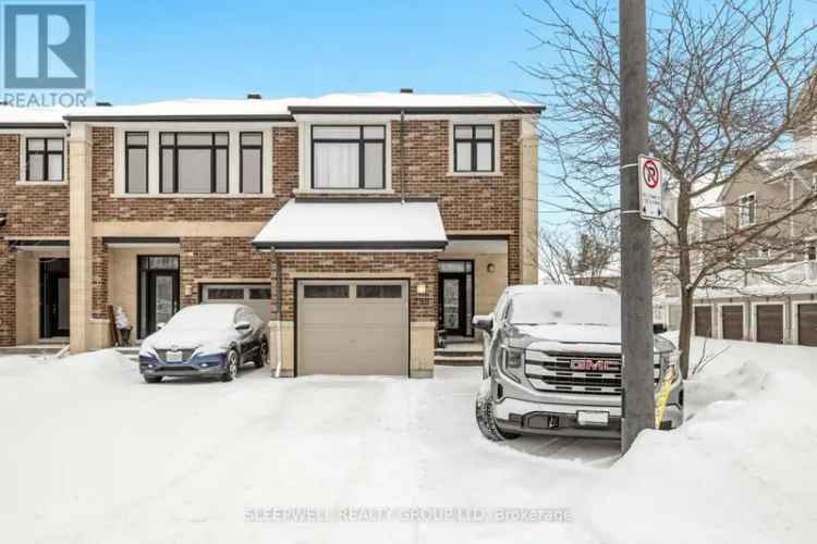 Bridlewood Townhome: Stylish End Unit with Finished Basement