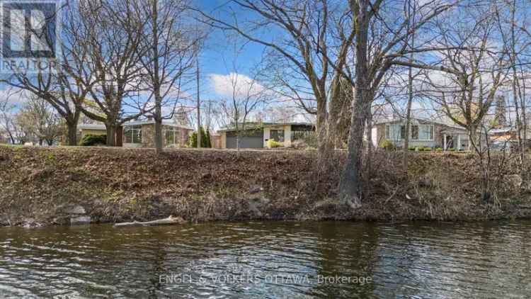 Mid Century Bungalow with Rideau River Views Ottawa
