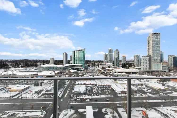 Surrey Georgetown One Studio Condo with Mountain Views and Amenities