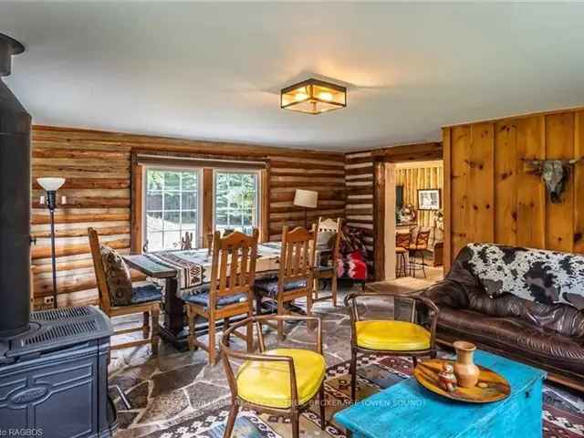 Cozy Log Cabin Rental near Wiarton and Sauble Beach