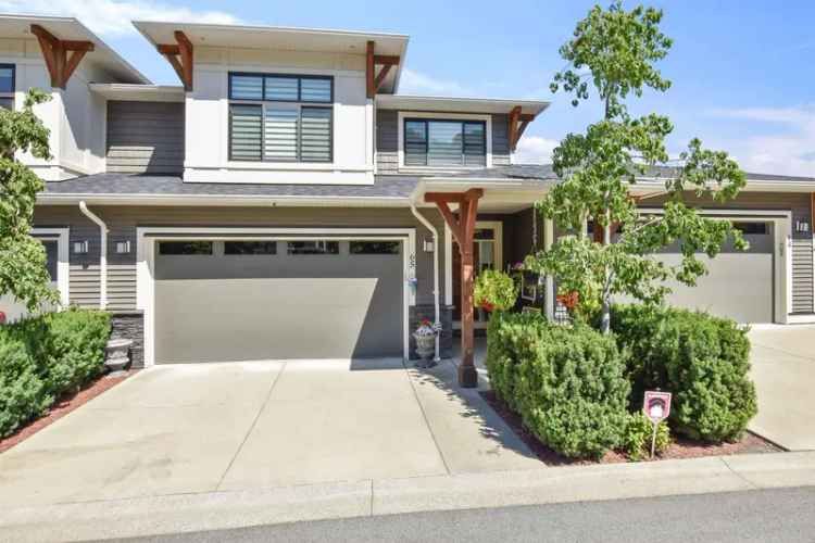 Buy Townhouse in Chilliwack Mountain With Stunning Views and Upgrades