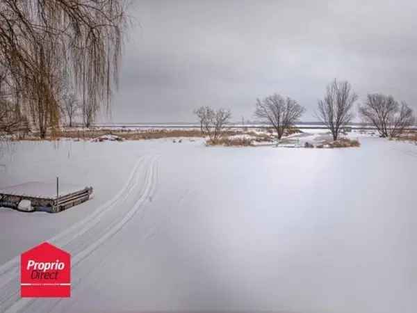Bungalow for Sale Lanaudiere River View 3 Bedrooms