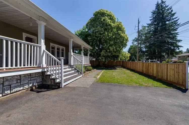 Langley City House for Sale: 2-Bedroom Rancher with Redevelopment Potential