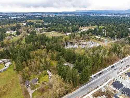 2.37 Acres Langley BC 4 Unit Potential House For Sale