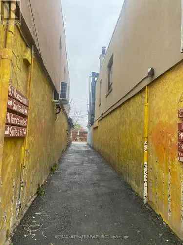 Commercial For Sale In Sunnyside Toronto 89-91 Roncesvalles Ave