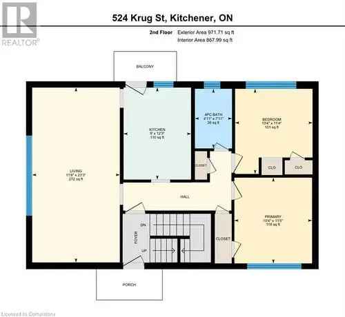 Buy House in Kitchener with Spacious 2 Bedroom Upper Unit