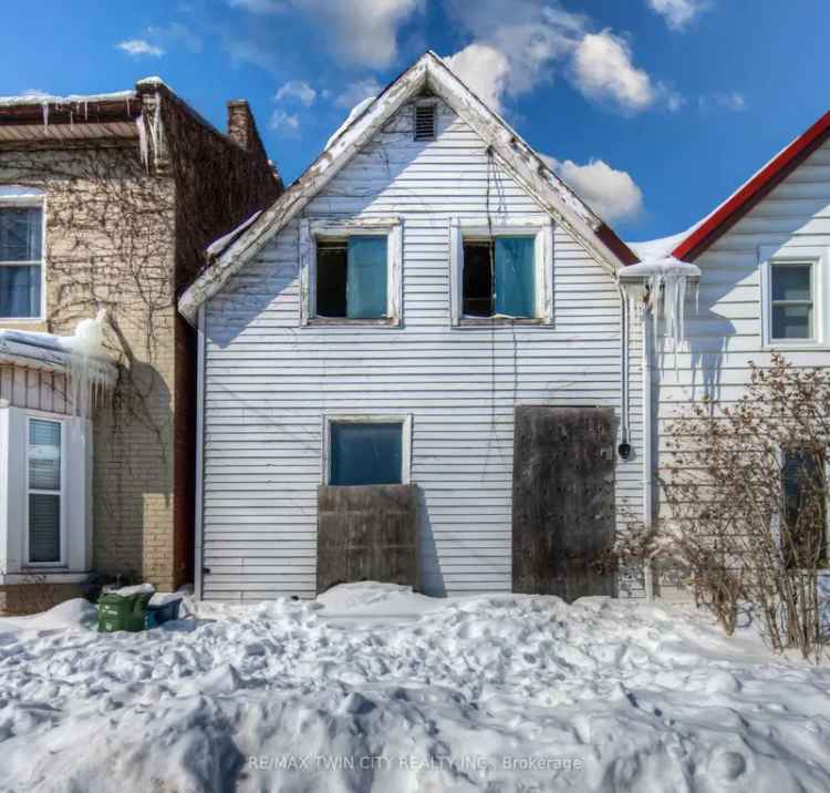 Buy semi in Hamilton with renovation potential and architectural drawings