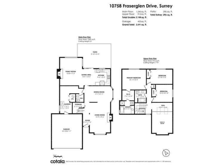 Fraser Heights Family Home 3 Bed 3 Bath Updated Corner Lot