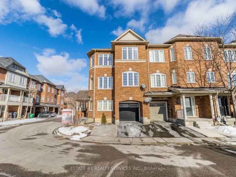 Brampton West Townhouse 3 1 Bedroom 4 Washroom Corner Lot