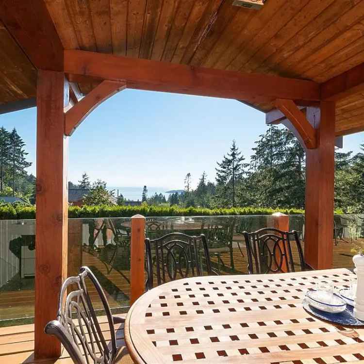 Bowen Island Rancher with Stunning Tunstall Bay Views