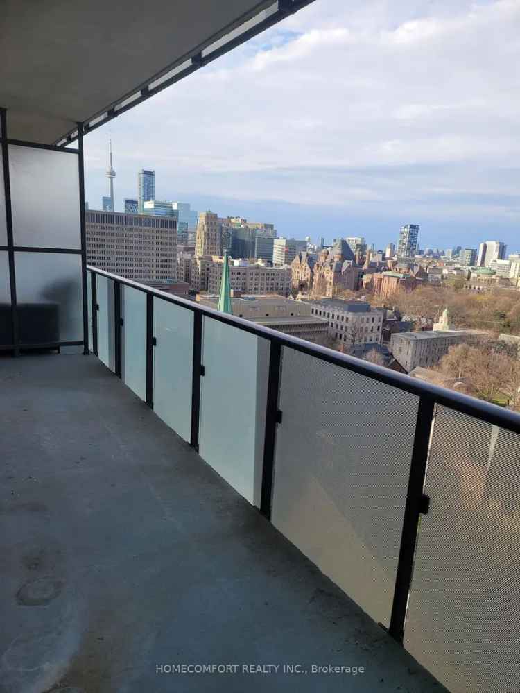 648 Sq Ft Condo with CN Tower View Near Bloor Bay Subway