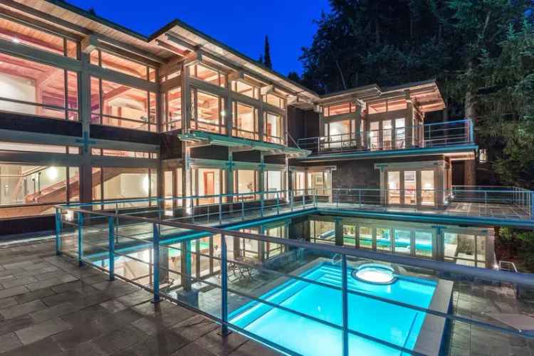 Waterfront Estate: 13000 sq ft, 5 Beds, 7 Baths, Indoor Yacht Garage