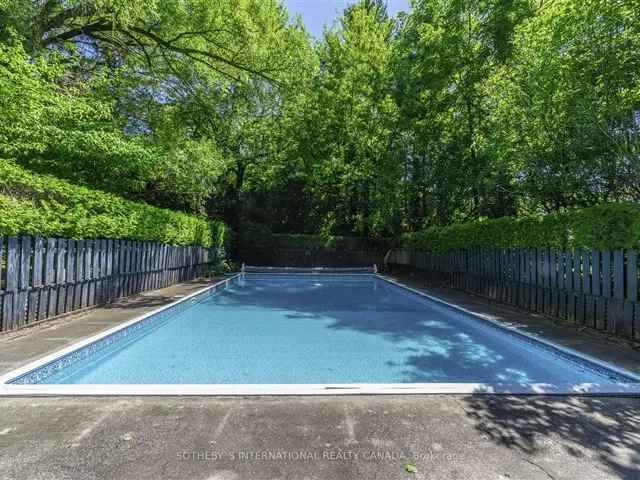 Historic Port Hope Estate: 7 Acres, Pool, Tennis Court - Renovation or Development Opportunity