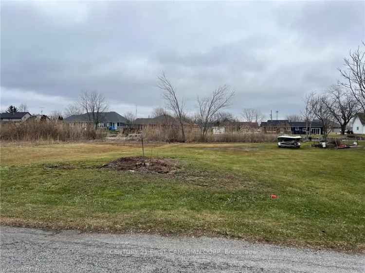 Waterfront Building Lot Lake St Clair Access Lighthouse Cove
