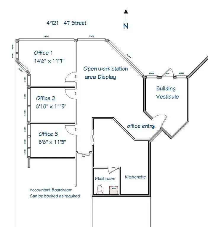 Office For Rent in 4921, 47 Street, Red Deer, Alberta