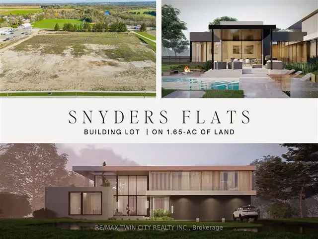 Build Your Dream Home at Snyder's Flats Estates