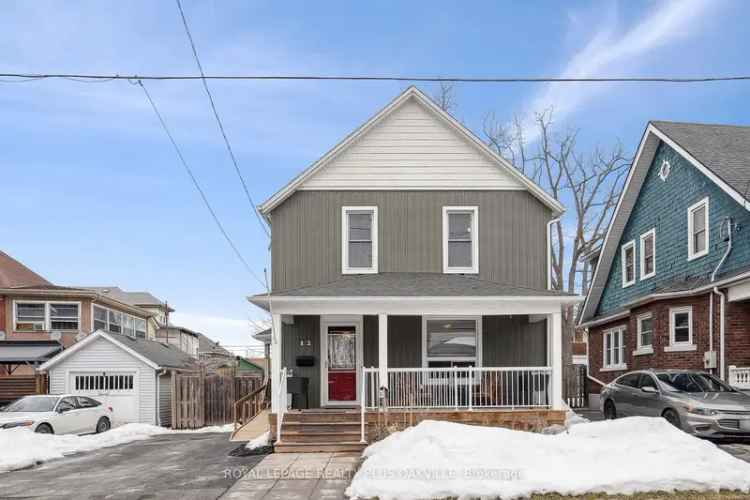 Buy century home with character in Welland featuring custom kitchen