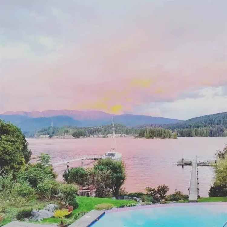 Dollarton House for Sale Stunning Water Views Large Lot