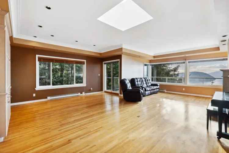 Lions Bay House for Sale Panoramic Ocean Views Gourmet Kitchen Spacious Suite