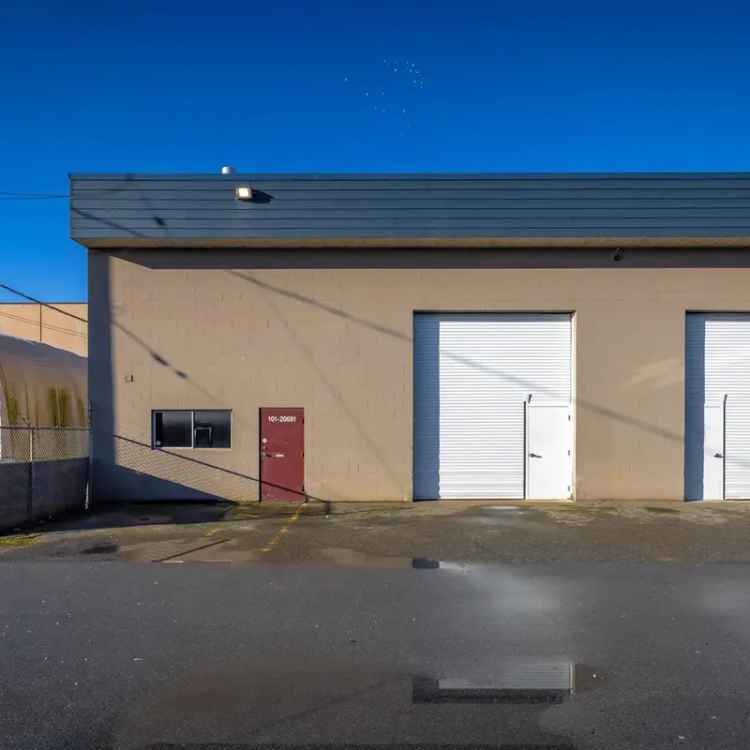 Langley City Warehouse 1993 sf for Lease