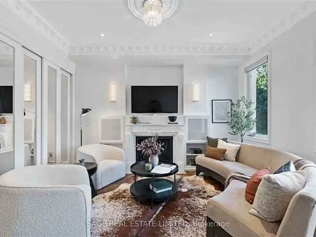 Luxury 4-Floor Forest Hill Home European Design 3 Fireplaces