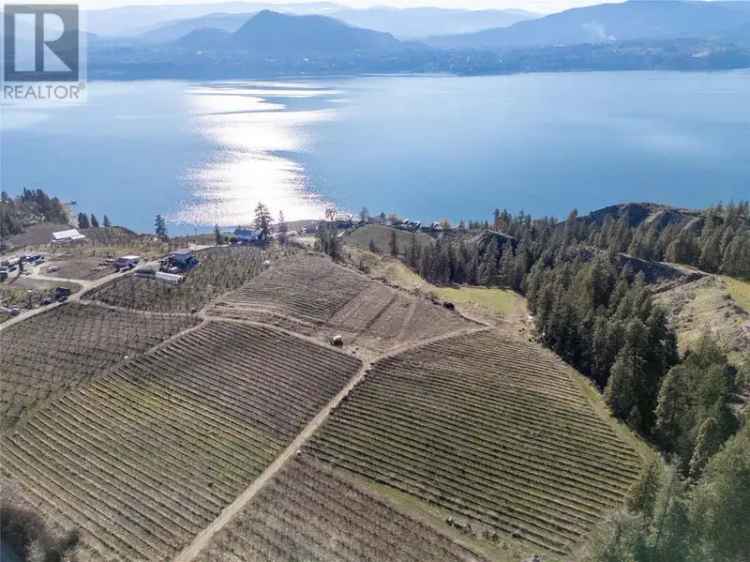 Okanagan Lakeview Estate 6.25 Acres Vineyard Property