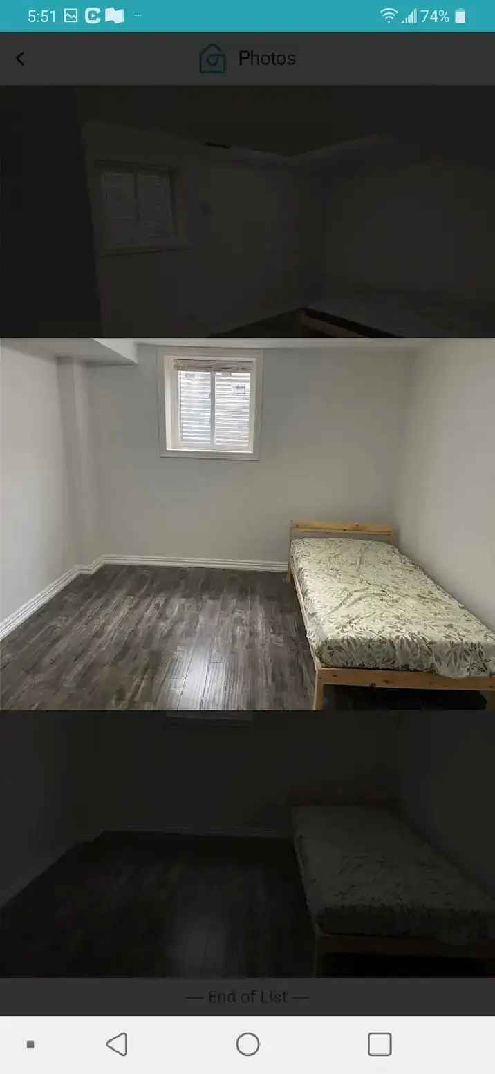 Bright, Spacious, 2BR Separate Basement Unit,Quiet Neighborhood