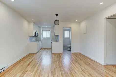 3 12  Renovated Apartment in Villeray Near Fabre Metro