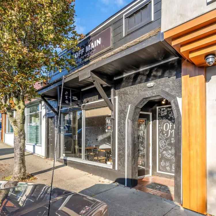 Buy Restaurant Property in Downtown Courtenay with Turnkey Business Features