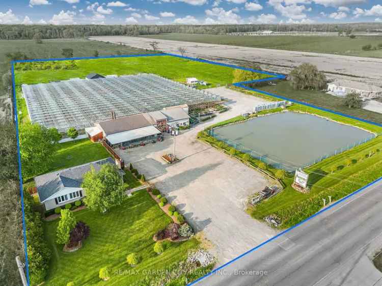 Buy Residential Property with Greenhouse in Expansive Rural Setting