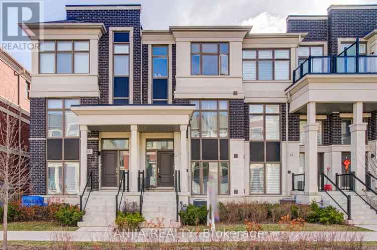 Modern 3-Storey Townhouse in Markham Wismer