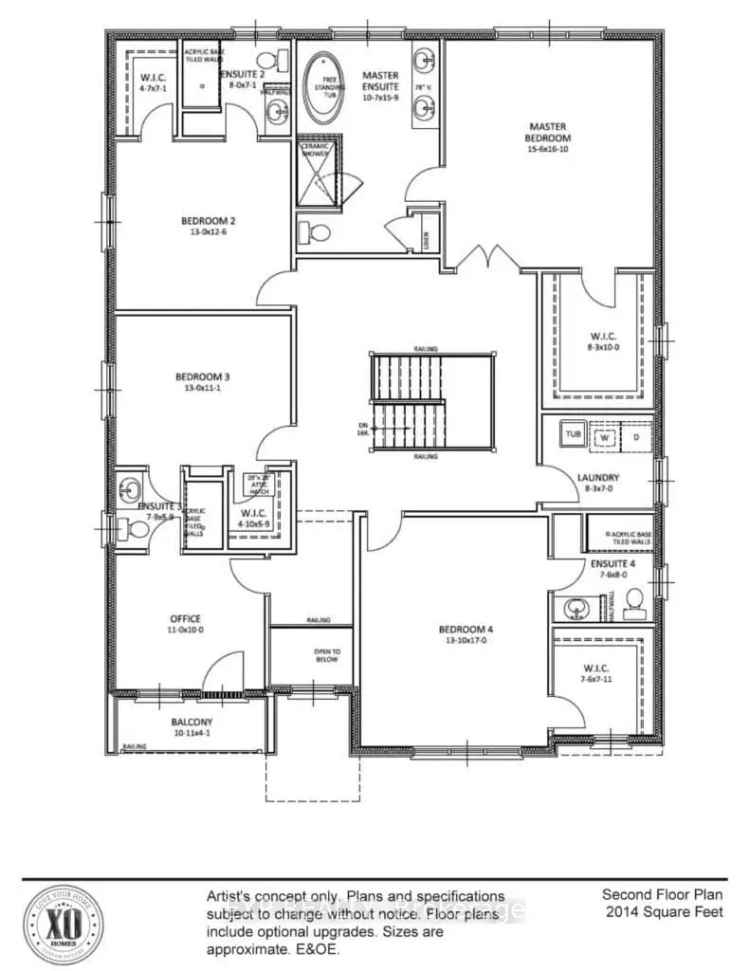 Xpressive Floor Plan: Luxury 4 Bed 4.5 Bath Home