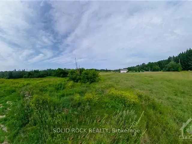 4+ Acres Vacant Land Zoned RU - Build Your Dream Home