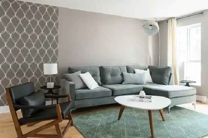 Central Mtl Gem: Spacious 4½, Fully Furnished & Move-In Ready