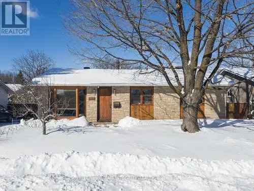 3-Bedroom Bungalow Near Downtown Ottawa - Perfect In-Law Suite Potential