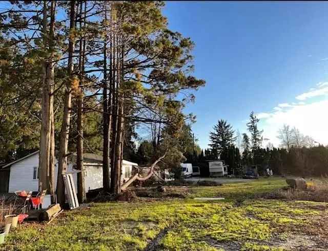 Pitt Meadows Blueberry Farm 4.5 Acres 2 Bed 1 Bath House