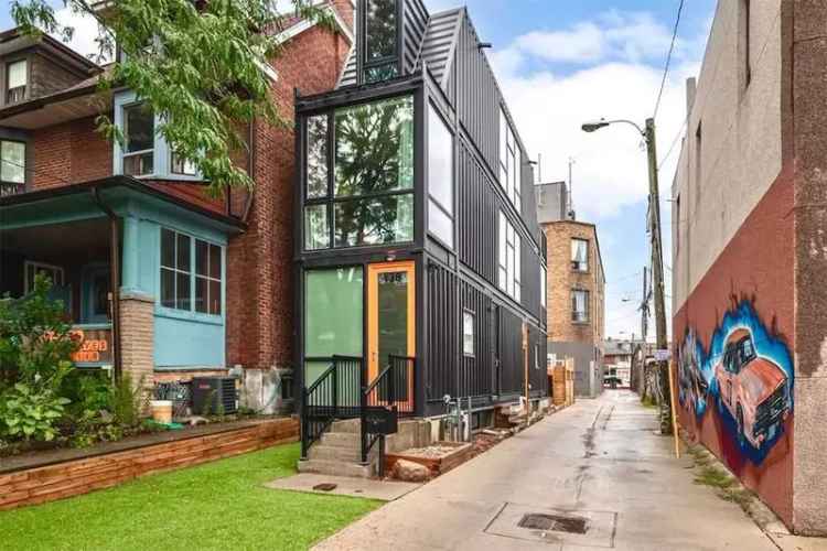 Stacked Shipping Container House in Little Portugal Asking $2M