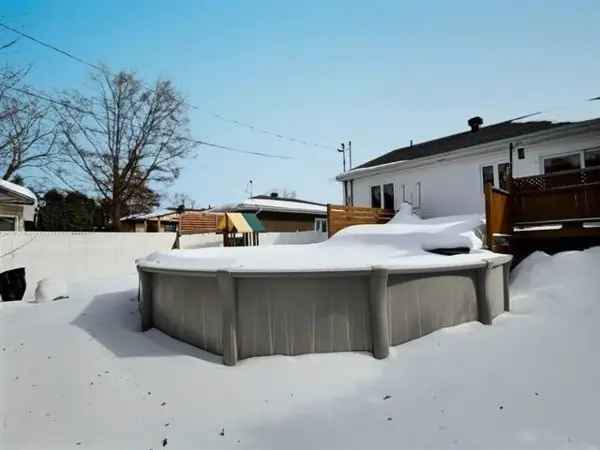 Chicoutimi Bungalow for Sale Heated Pool Double Shed