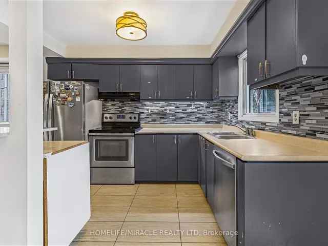 Bright 3-Bedroom Home with In-Law Suite Near Square One