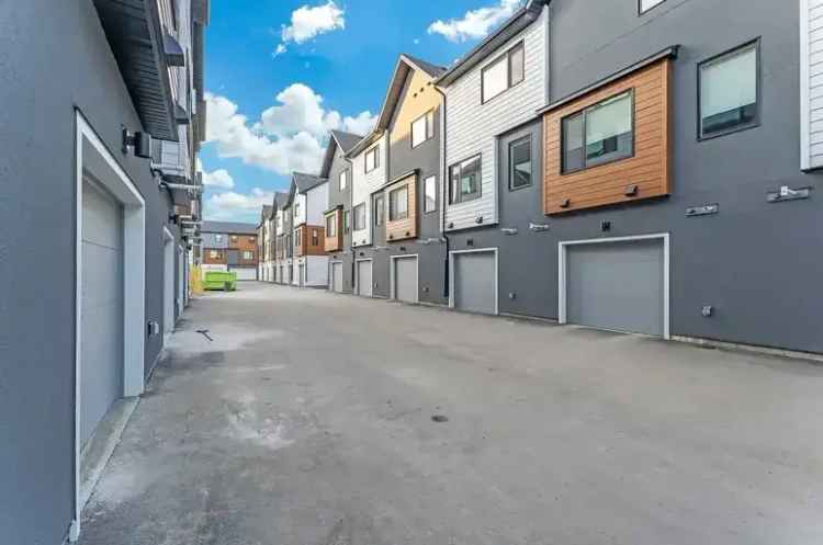 Rent Townhouse in Chestermere with Private Garage and Balconies