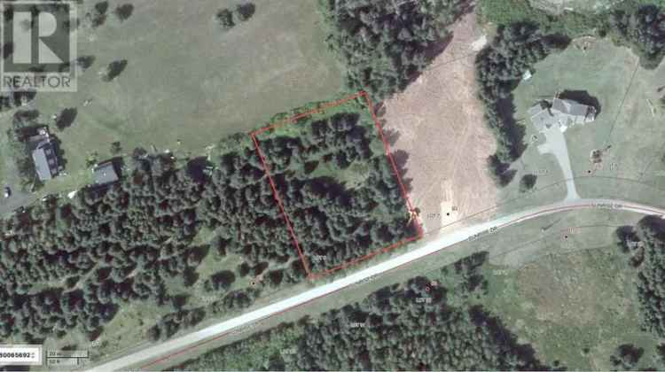 One Acre Treed Lot in Whispering Waves Morell PEI