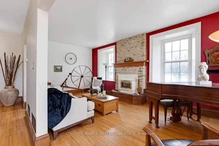 1875 Stone Home 3 Bed 2.5 Bath Perth 1.88 Acres