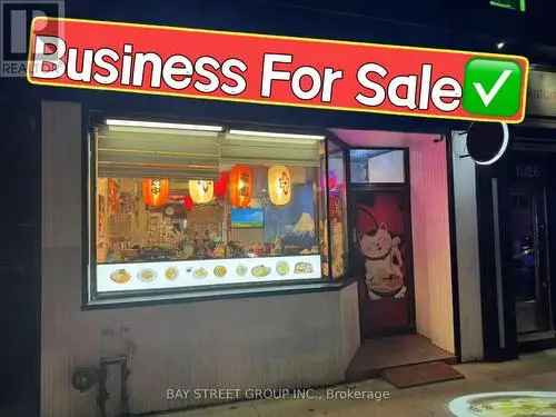 Commercial Restaurant For Sale in Leslieville Toronto