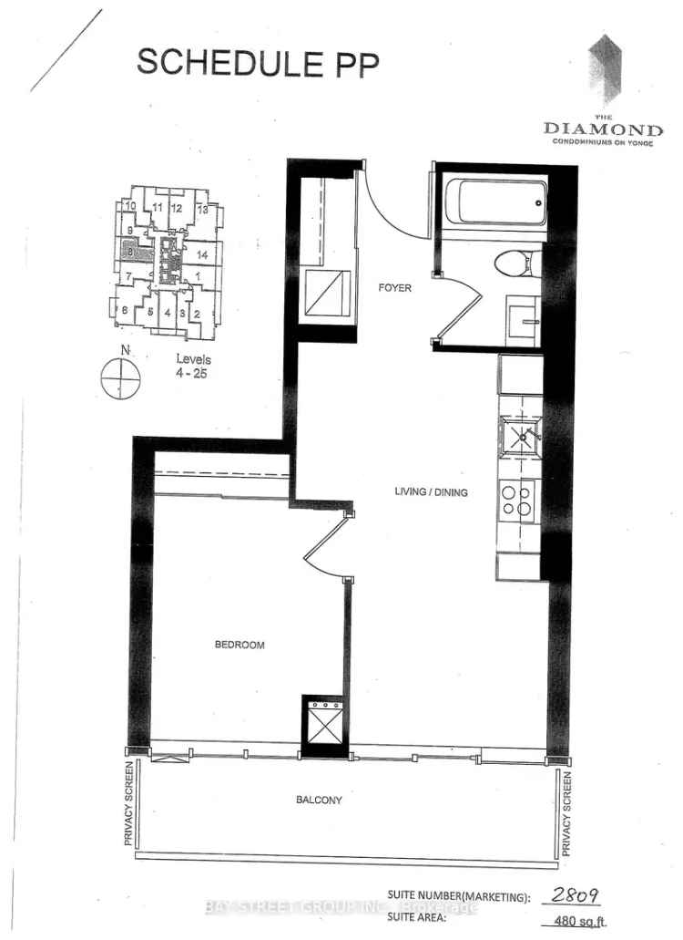 Bright Luxury Condo West View Near North York Centre